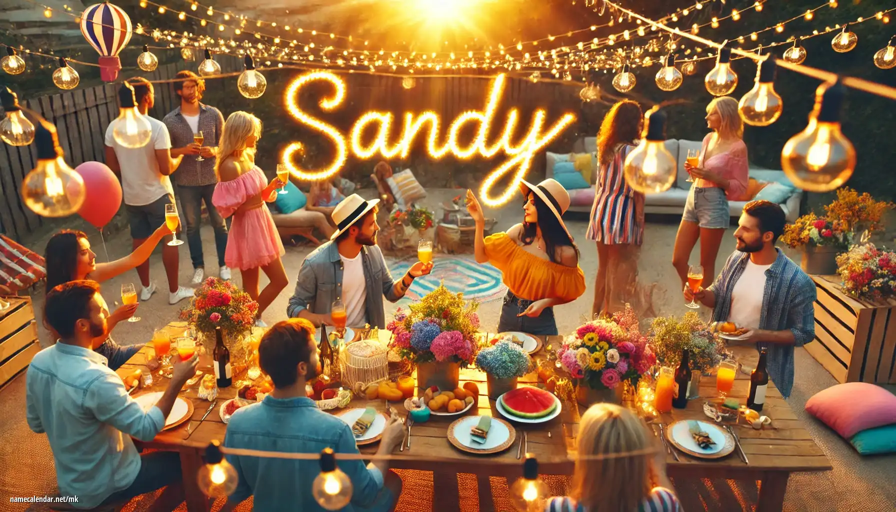 Прослава на именден и име - Sandy