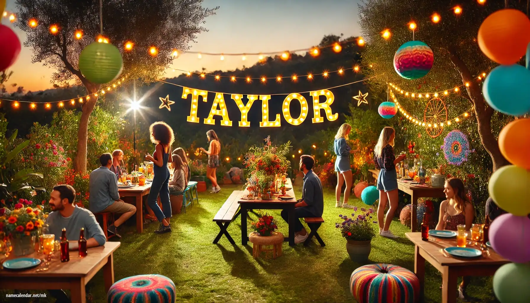 Прослава на именден и име - Taylor