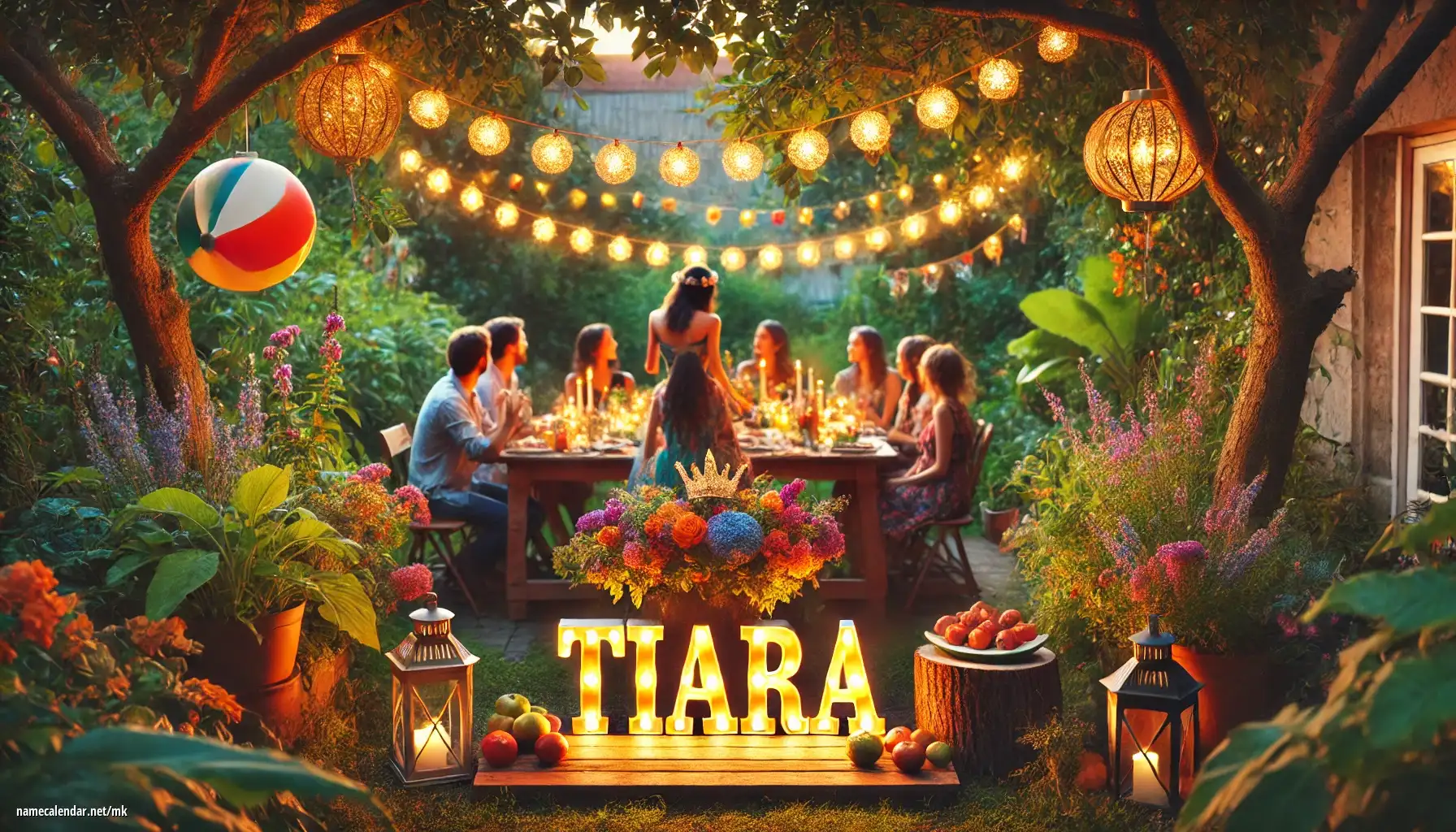 Прослава на именден и име - Tiara