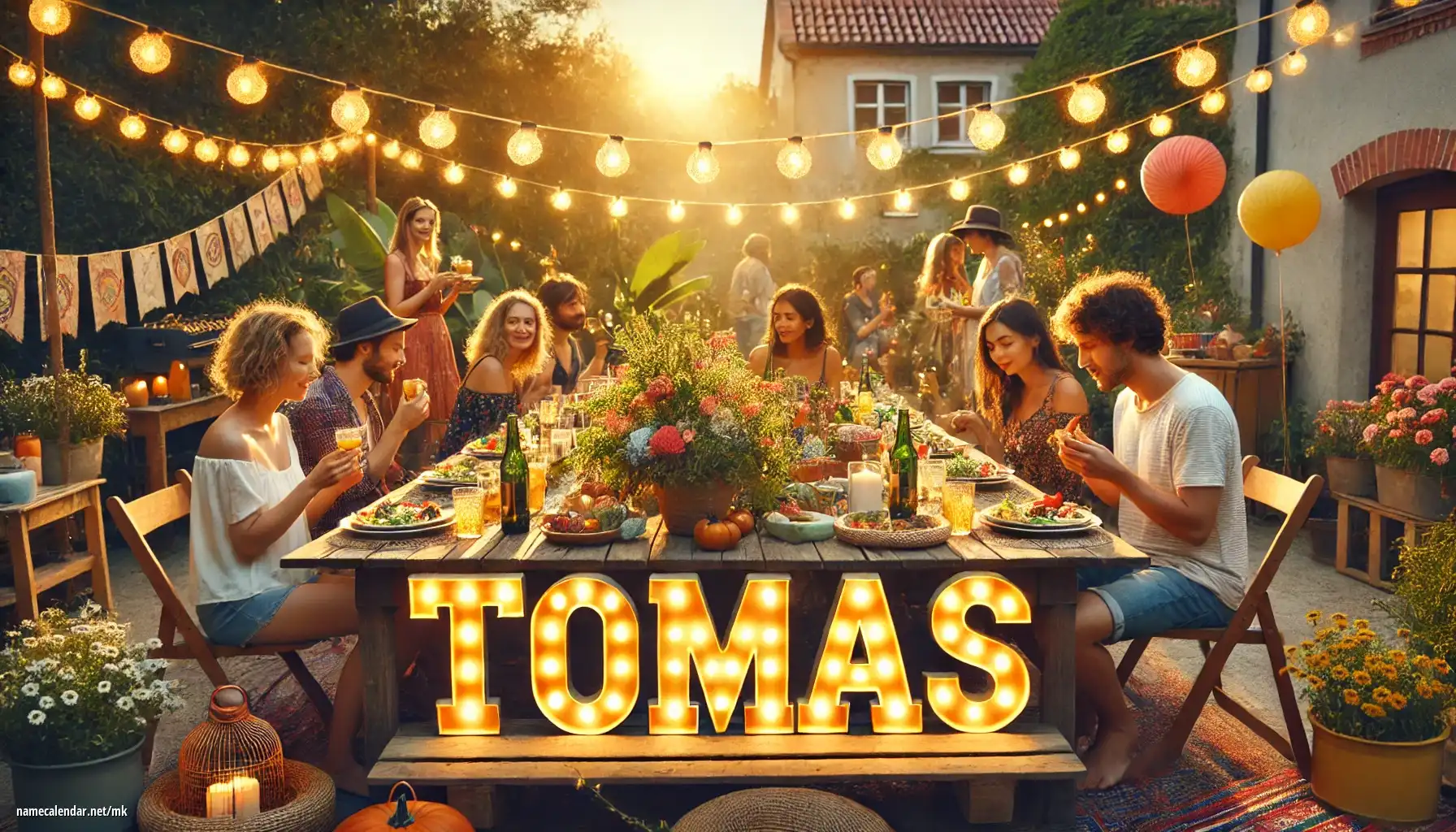 Прослава на именден и име - Tomás