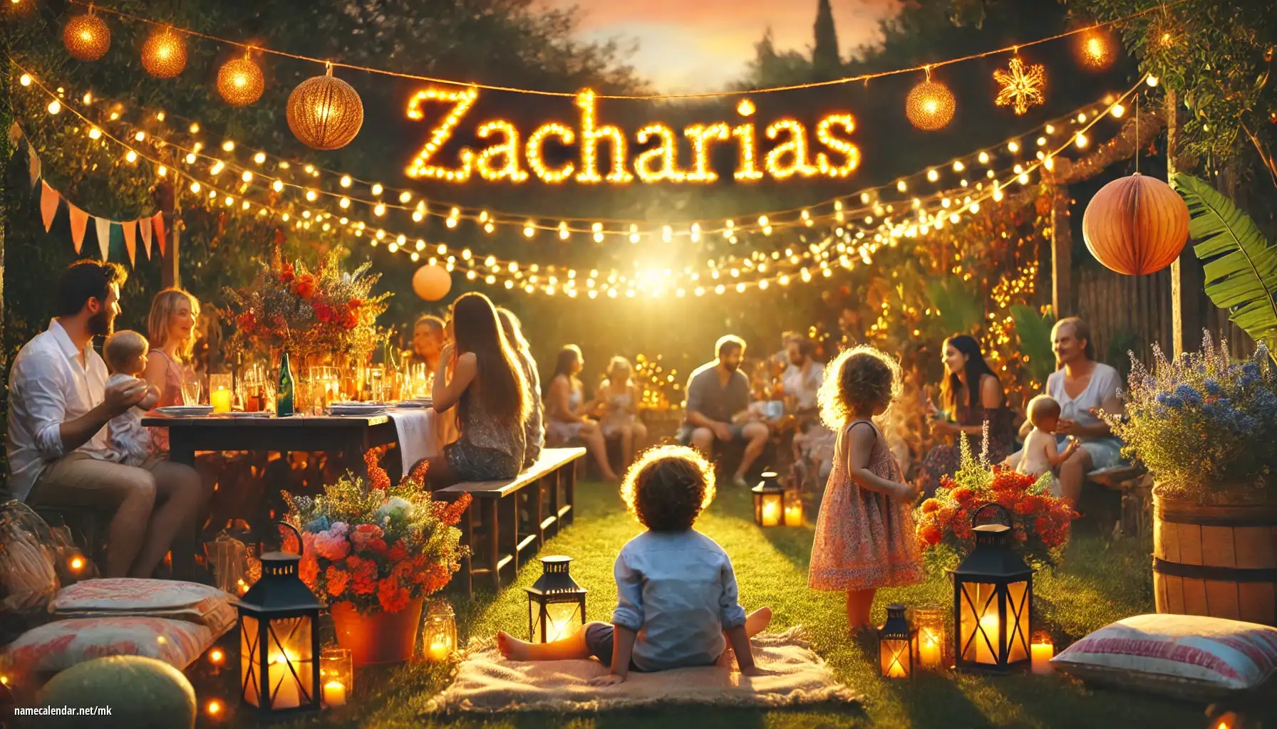 Прослава на именден и име - Zacharias