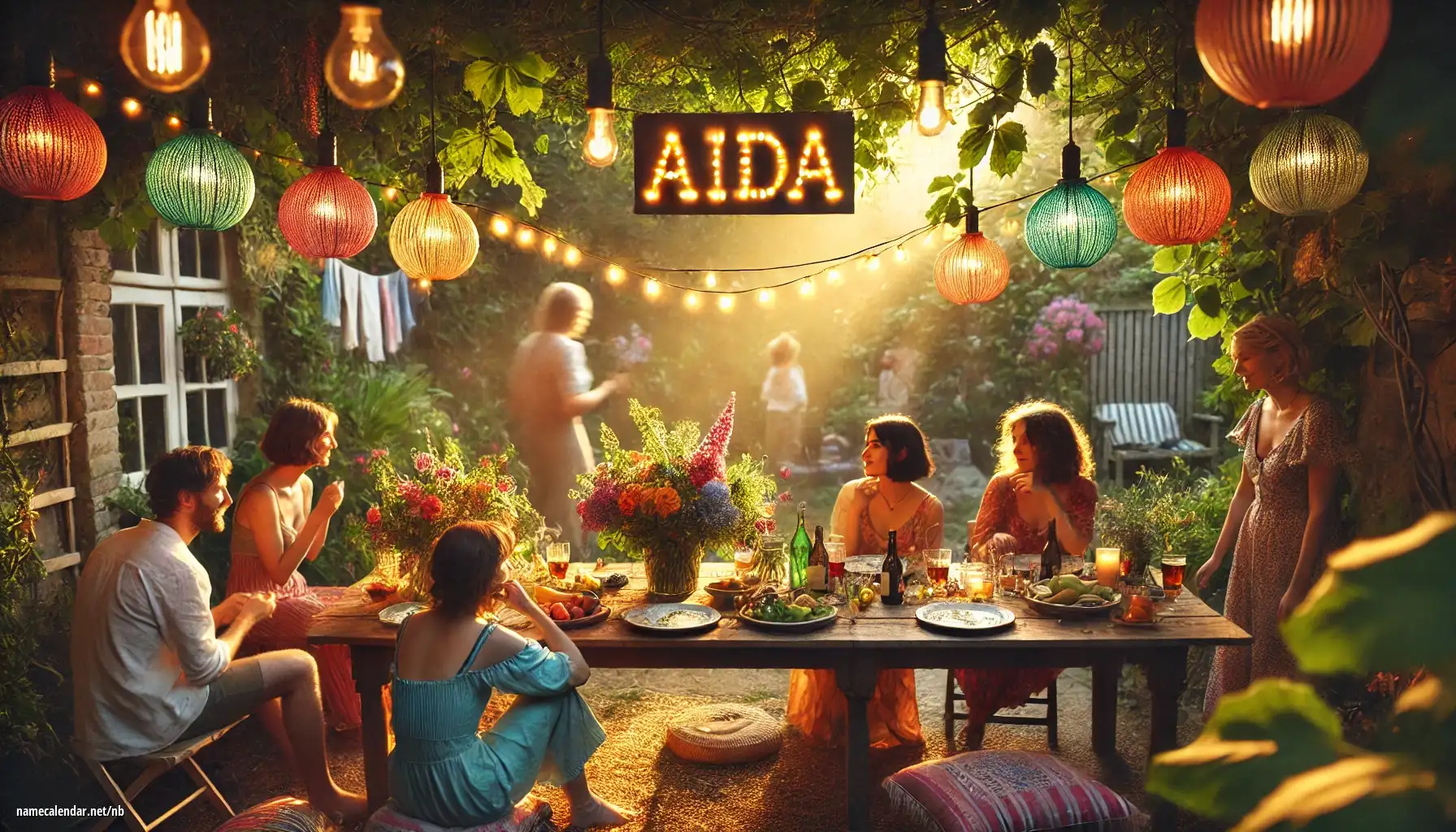 Feiring av navnedag og navn - Aida