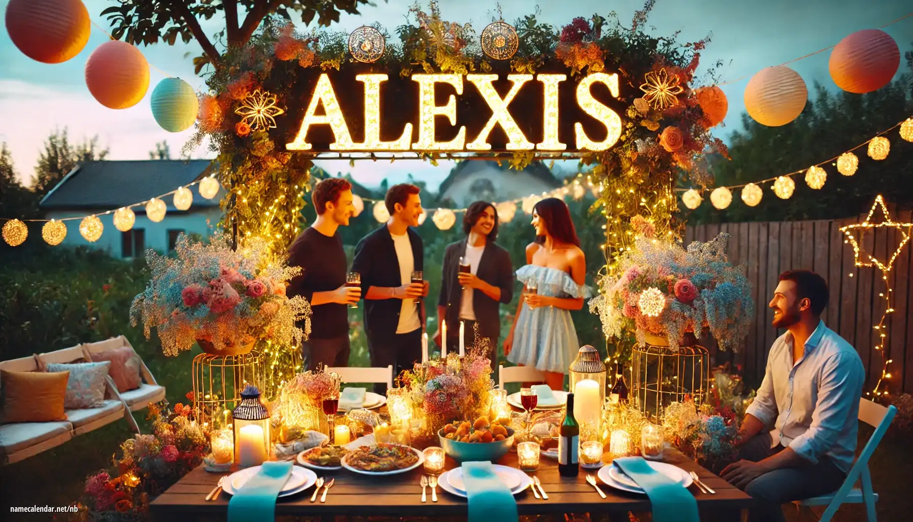 Feiring av navnedag og navn - Alexis