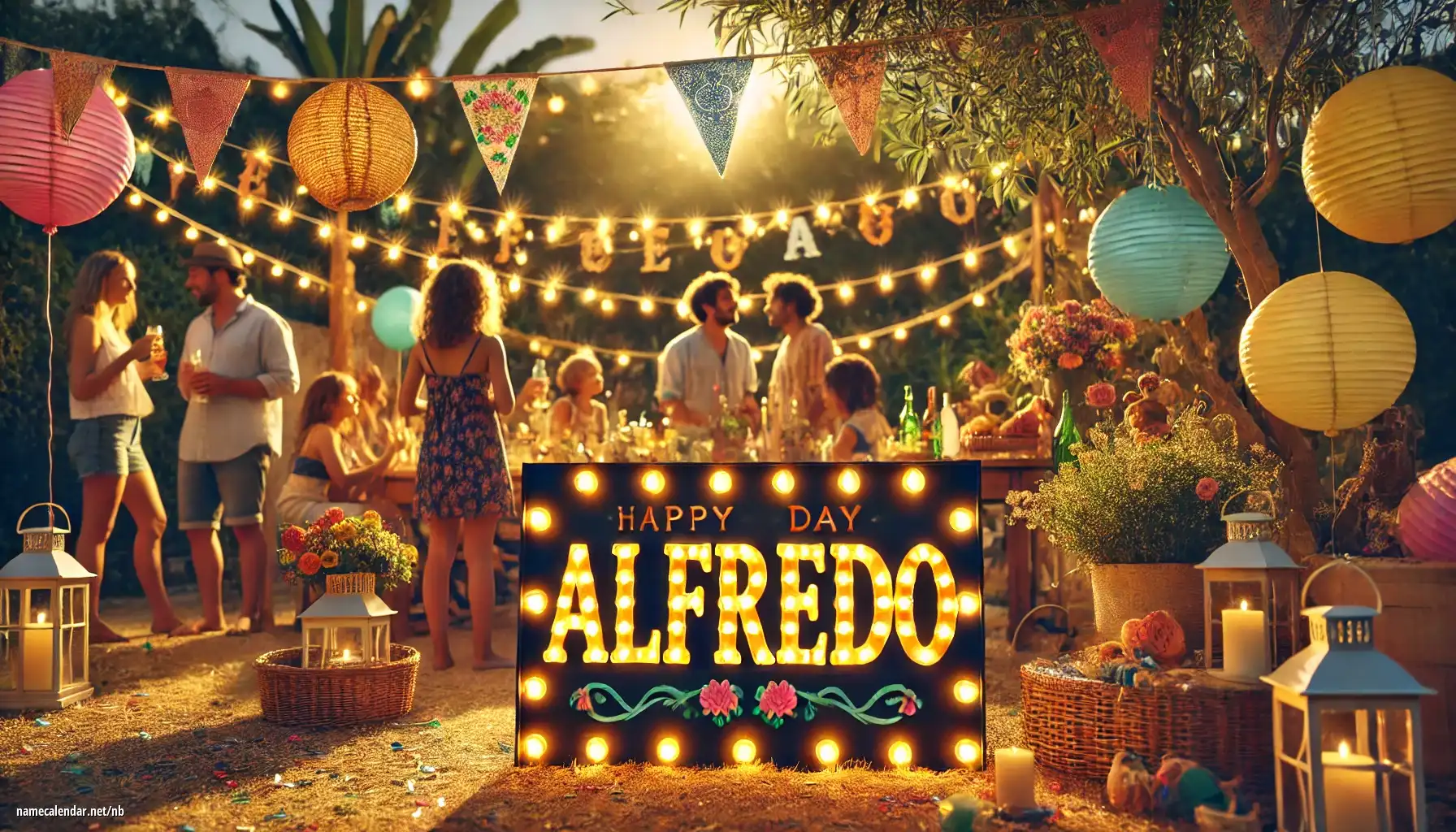 Feiring av navnedag og navn - Alfredo