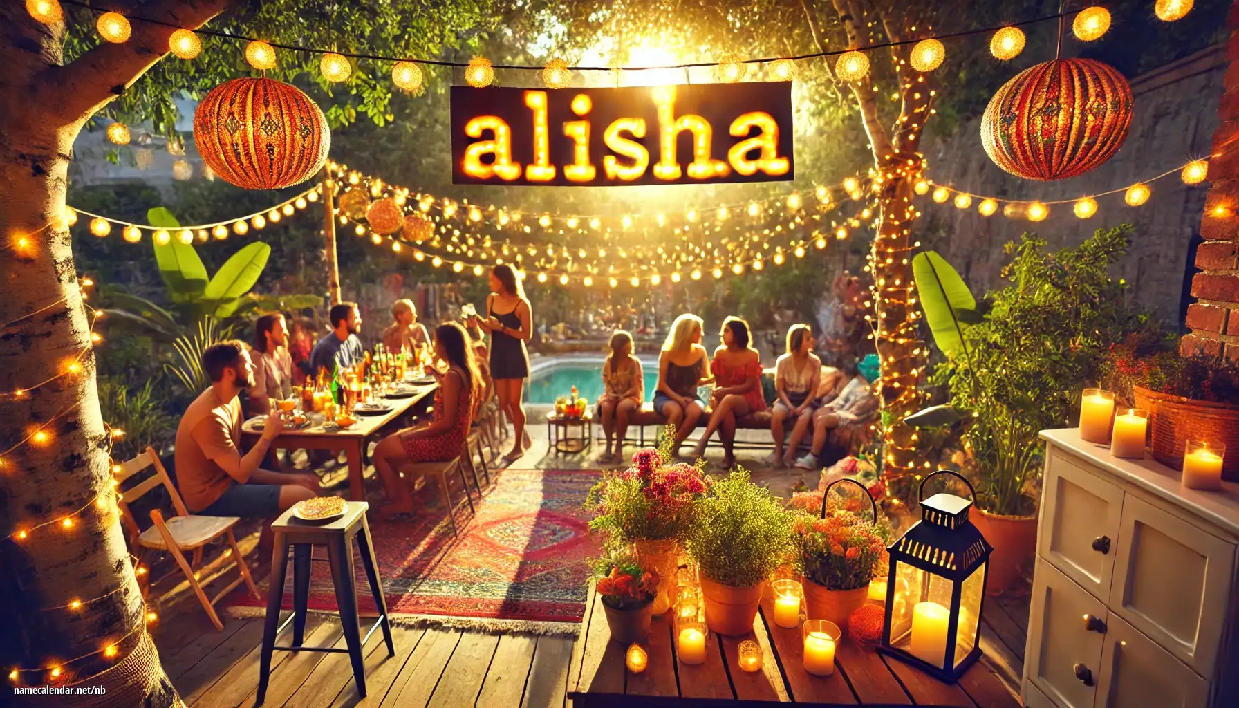 Feiring av navnedag og navn - Alisha