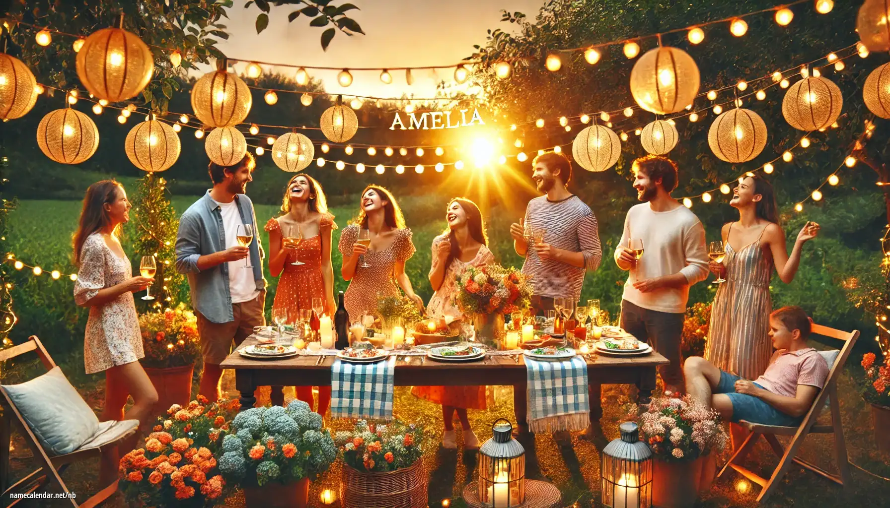 Feiring av navnedag og navn - Amélia