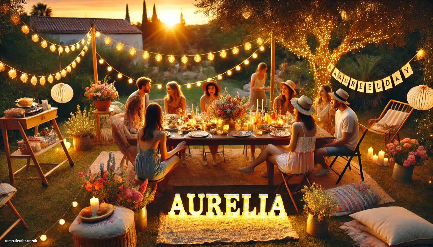 Feiring av navnedag og navn - Aurélia