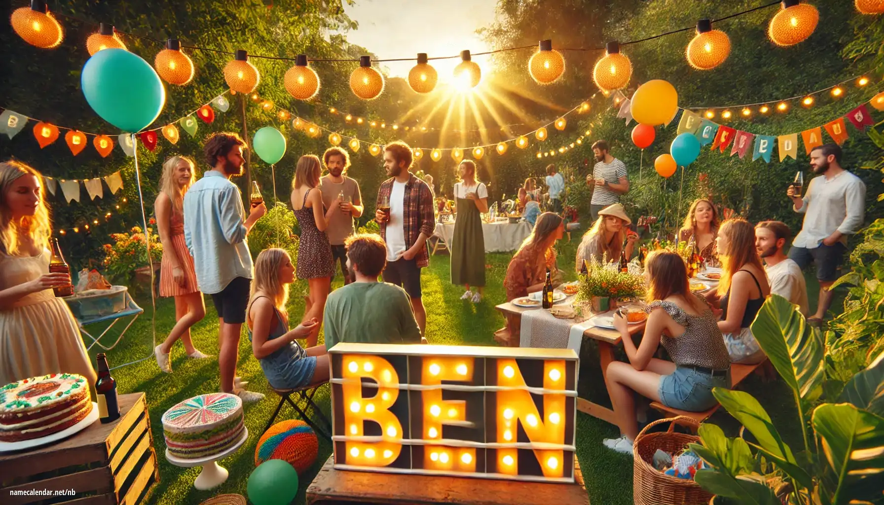 Feiring av navnedag og navn - Ben