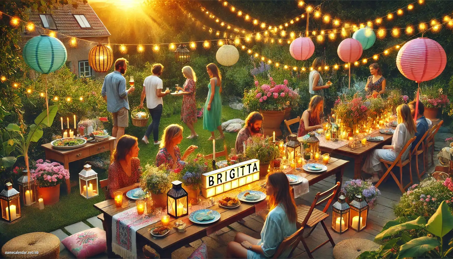 Feiring av navnedag og navn - Brigitta