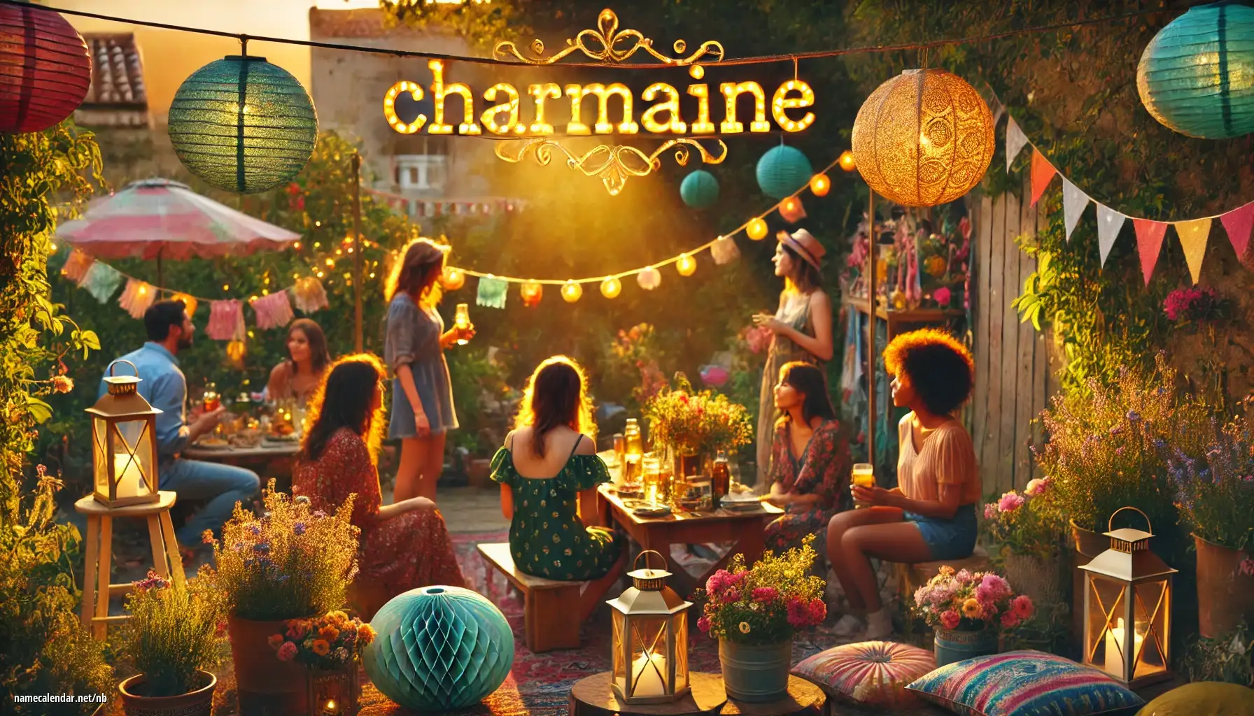 Feiring av navnedag og navn - Charmaine