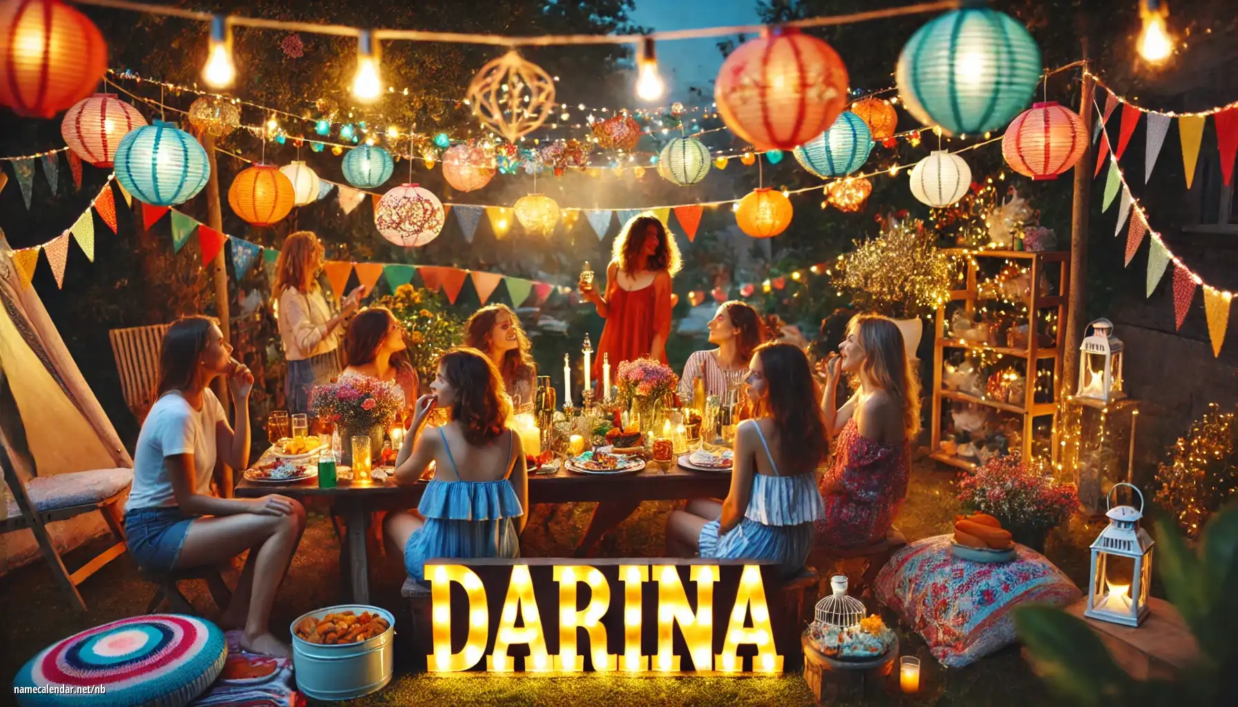 Feiring av navnedag og navn - Darina