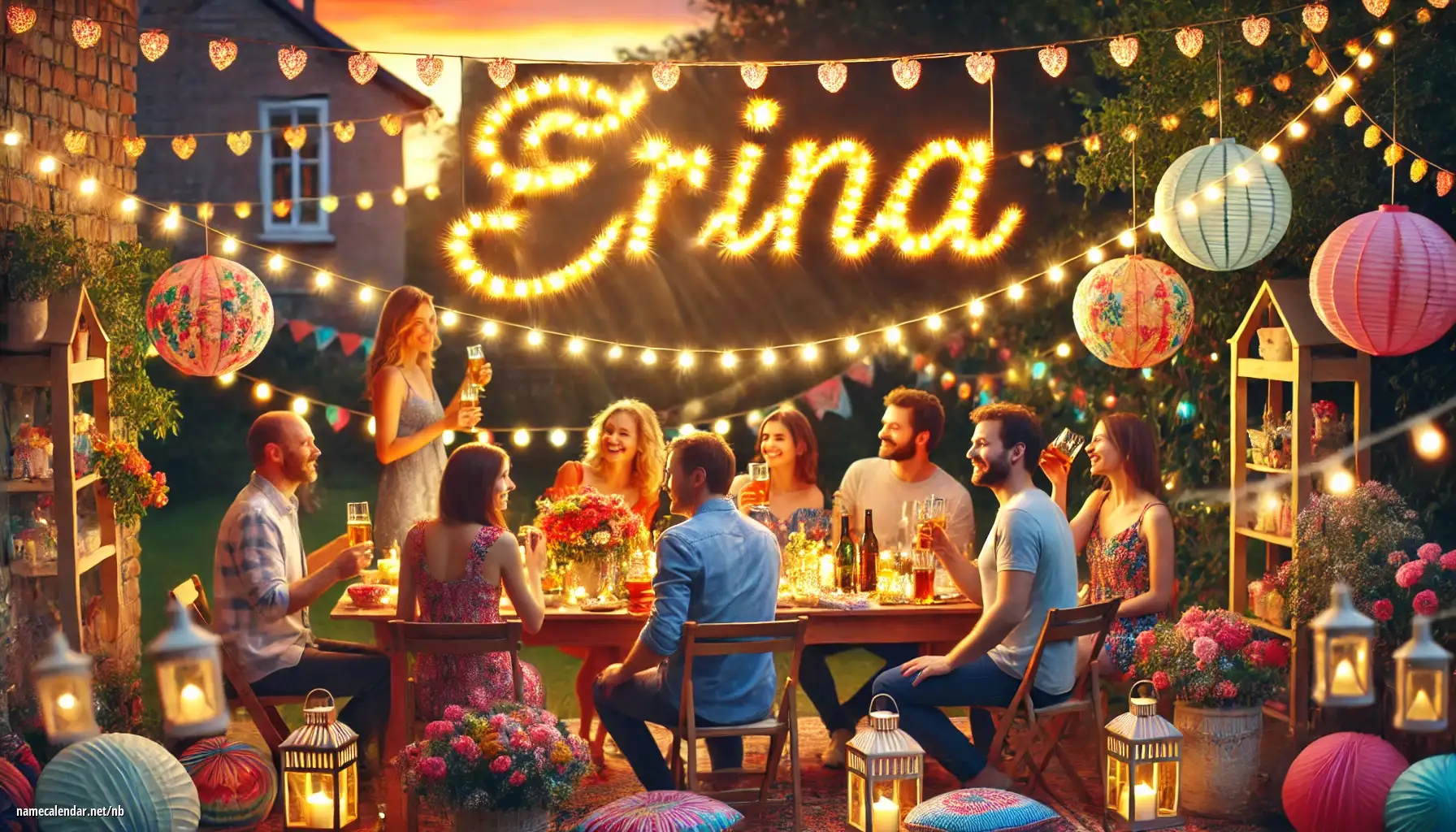 Feiring av navnedag og navn - Erina