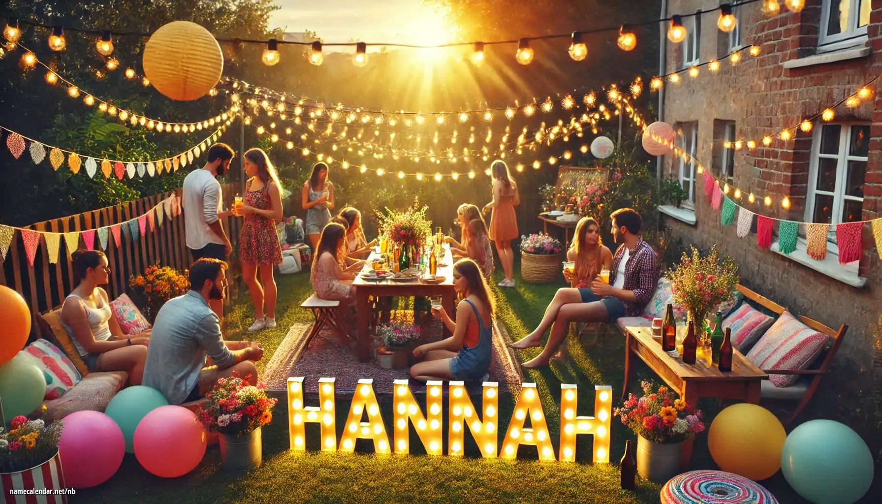 Feiring av navnedag og navn - Hannah