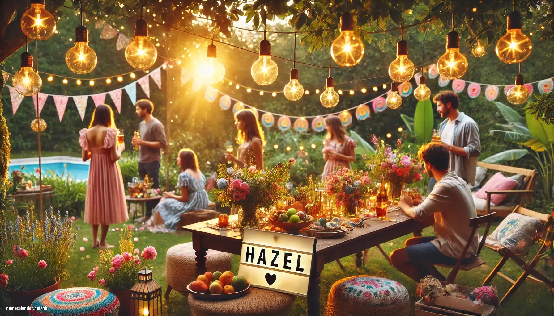 Feiring av navnedag og navn - Hazel