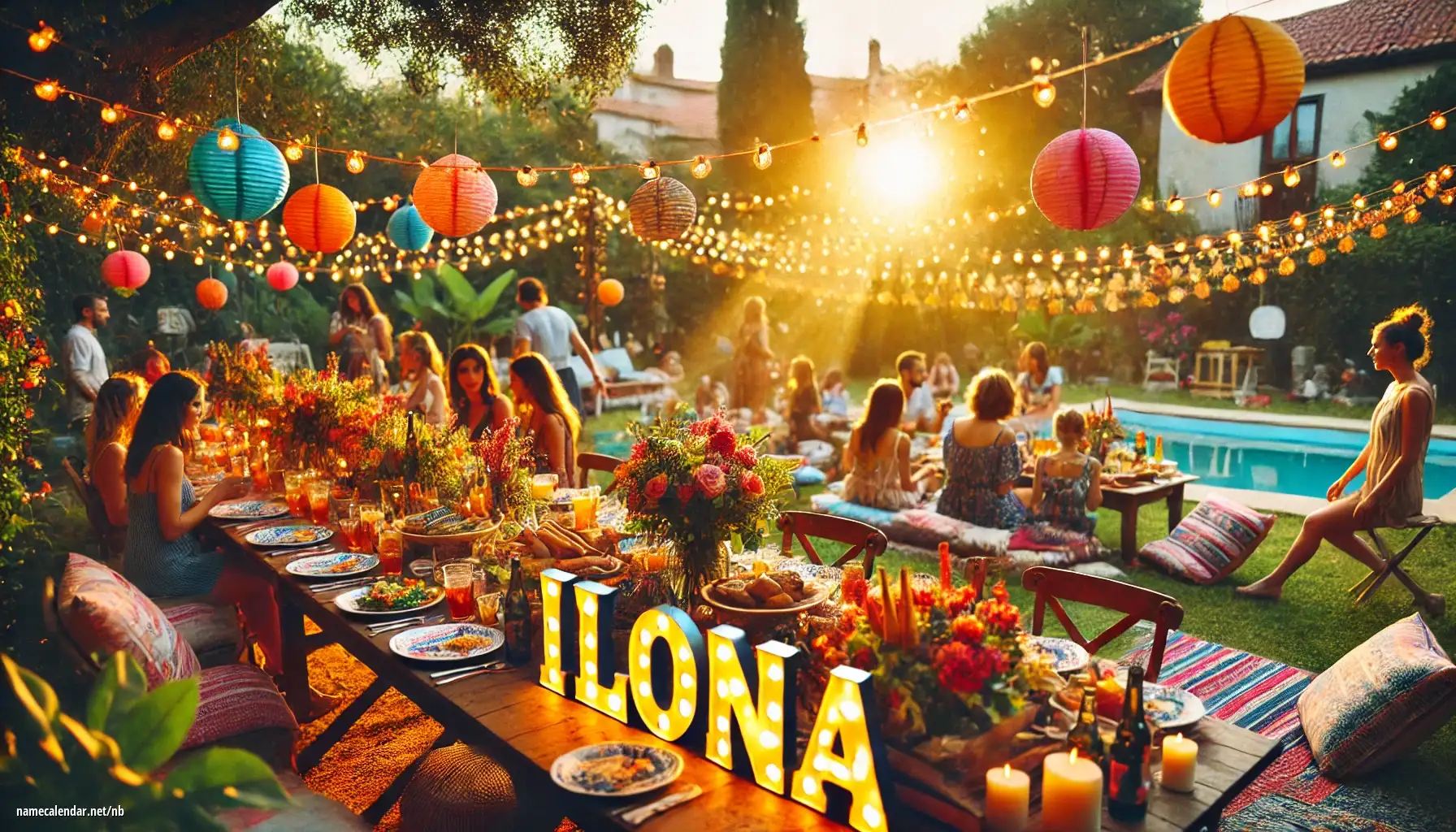 Feiring av navnedag og navn - Ilona