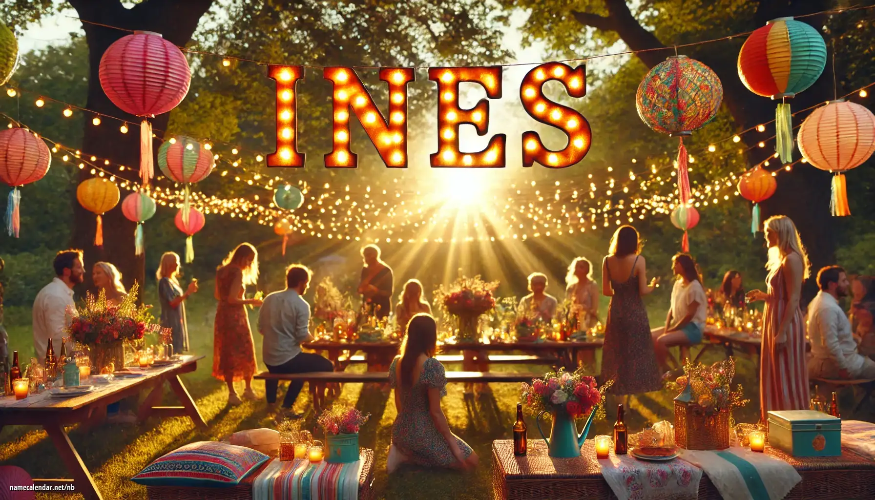 Feiring av navnedag og navn - Ines