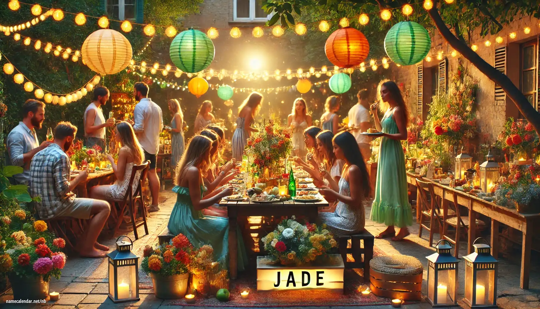 Feiring av navnedag og navn - Jade