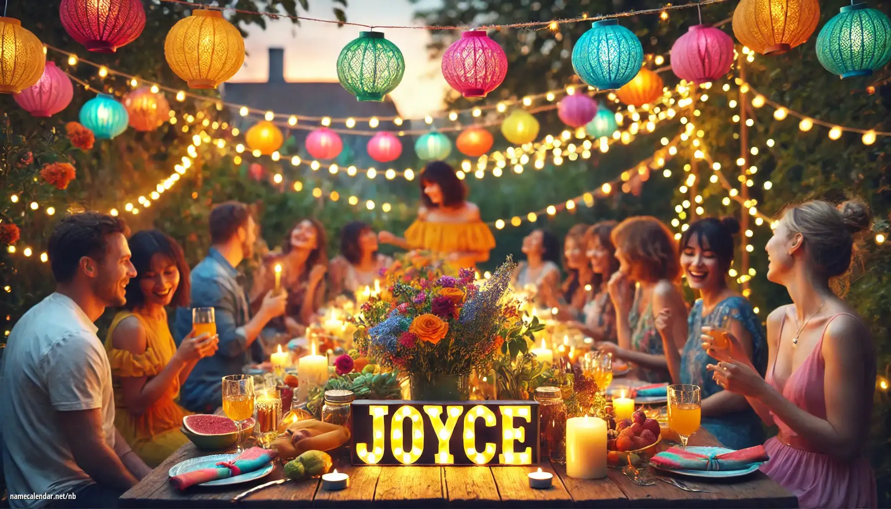 Feiring av navnedag og navn - Joyce