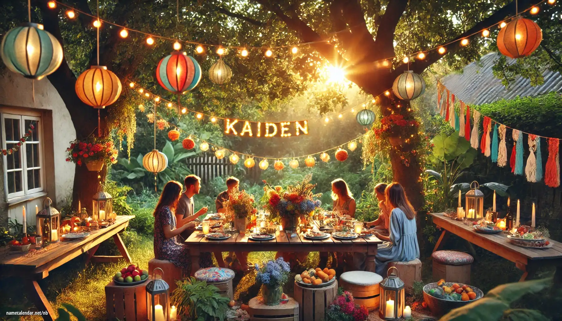 Feiring av navnedag og navn - Kaiden