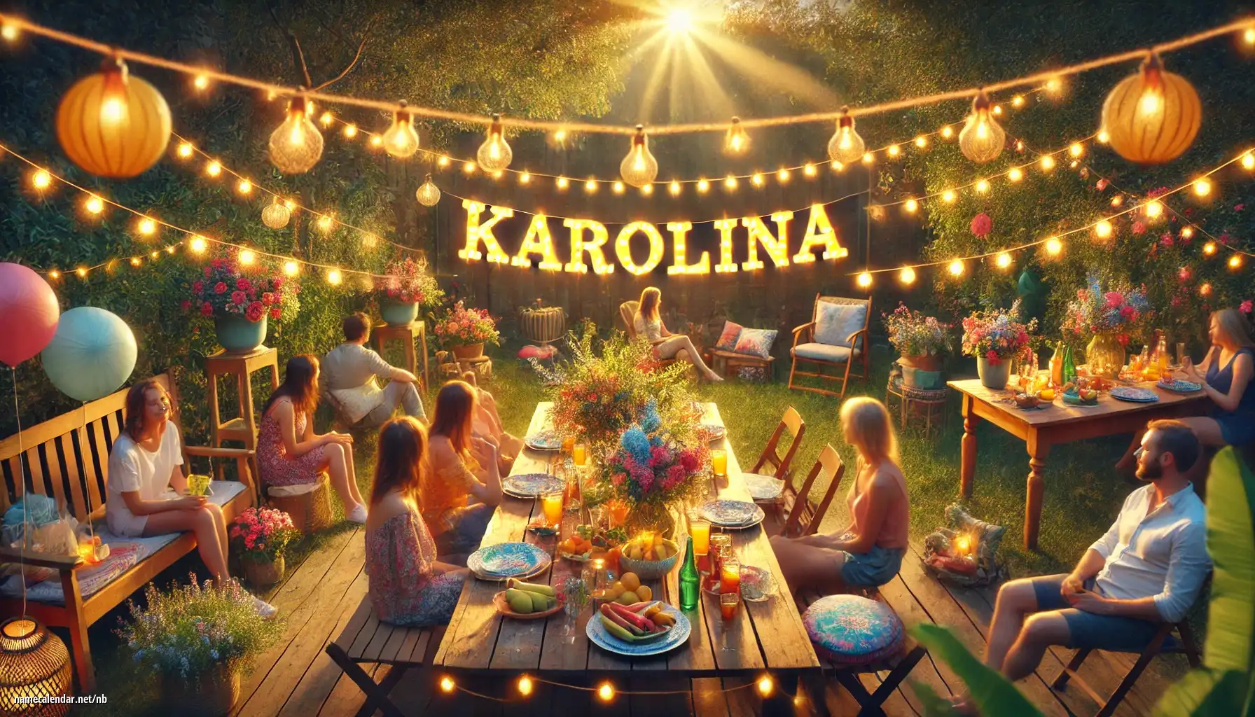 Feiring av navnedag og navn - Karolína