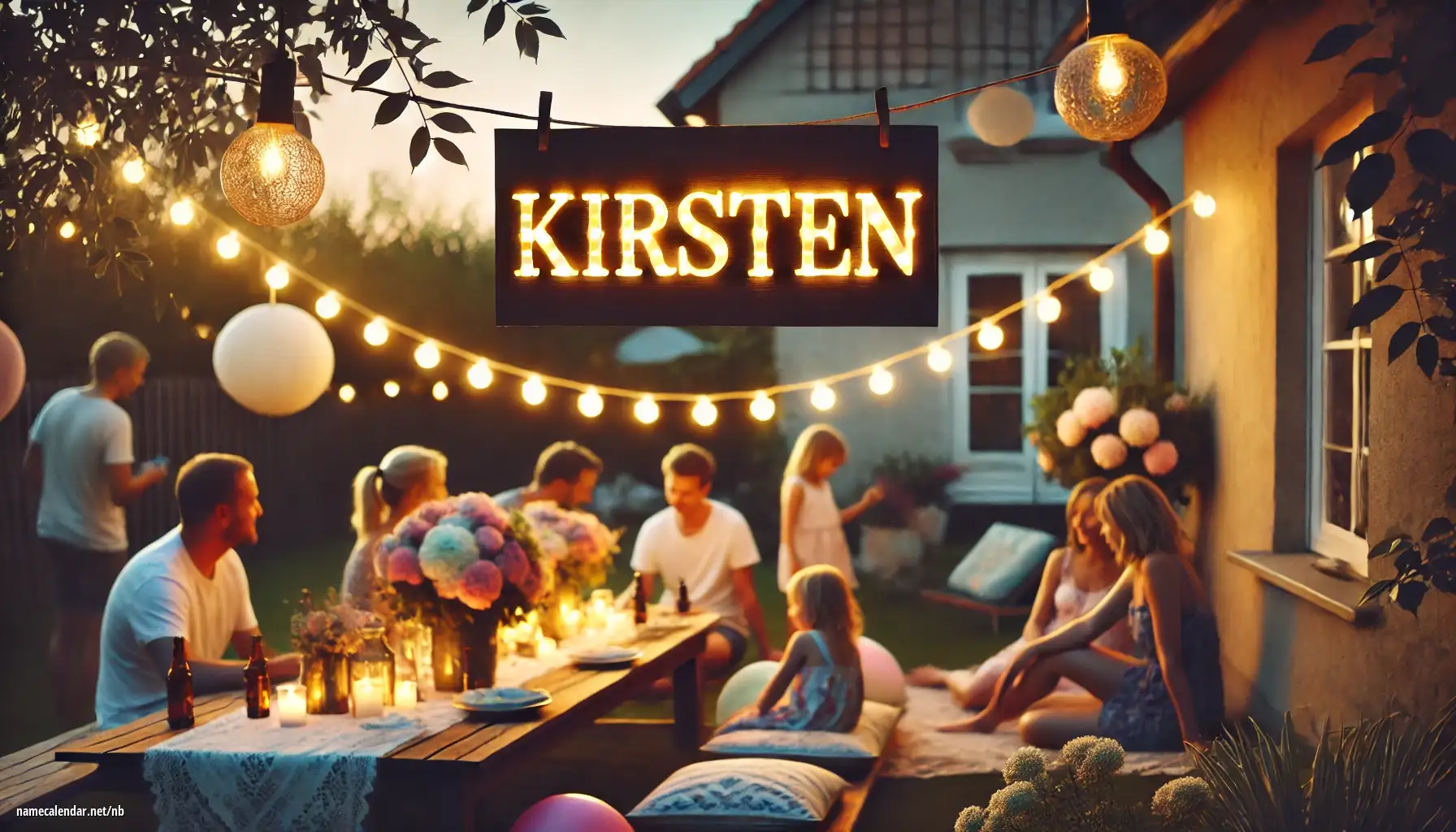 Feiring av navnedag og navn - Kirsten