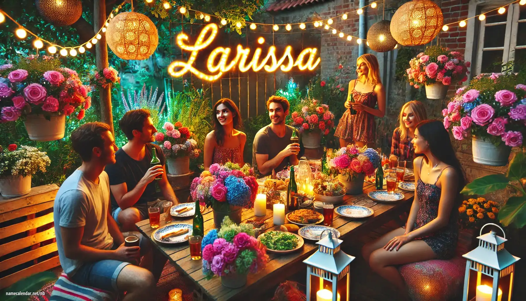 Feiring av navnedag og navn - Larissa