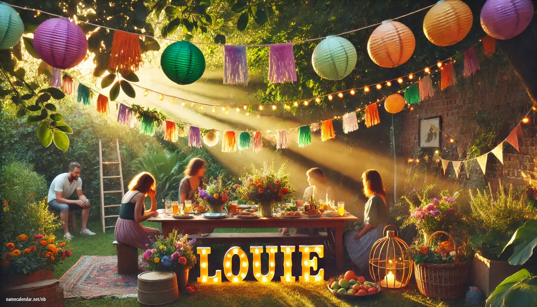 Feiring av navnedag og navn - Louie