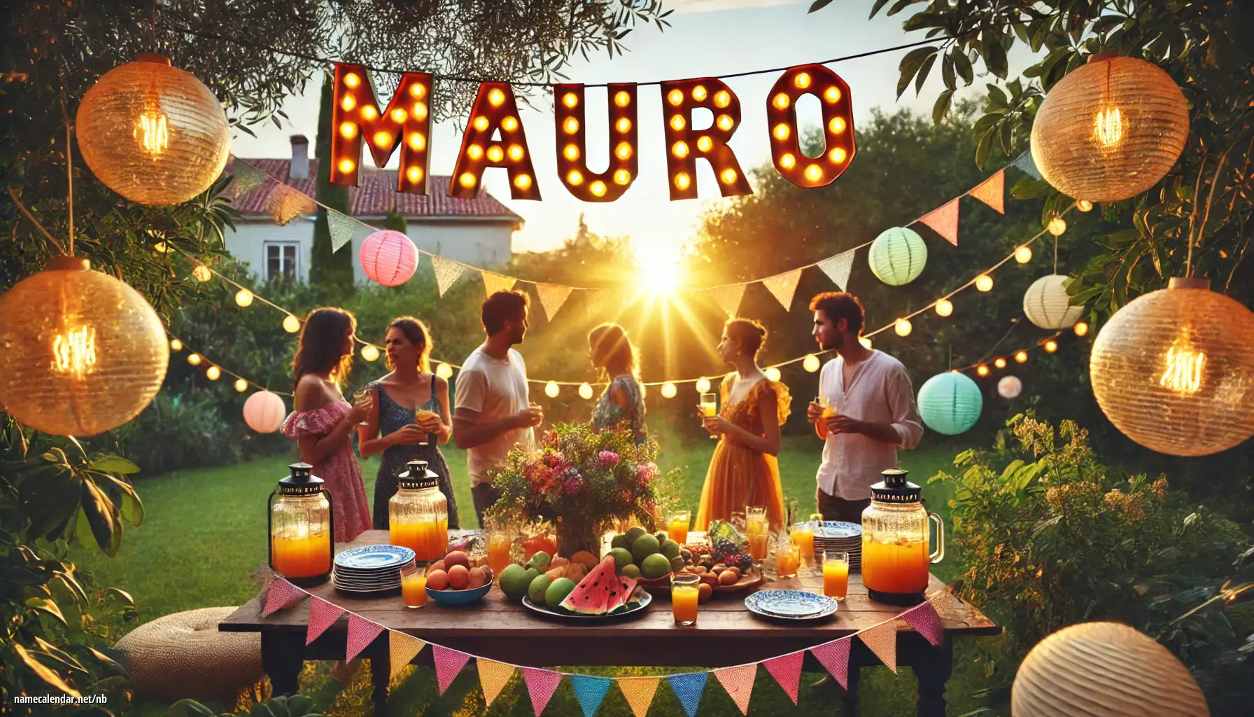 Feiring av navnedag og navn - Mauro