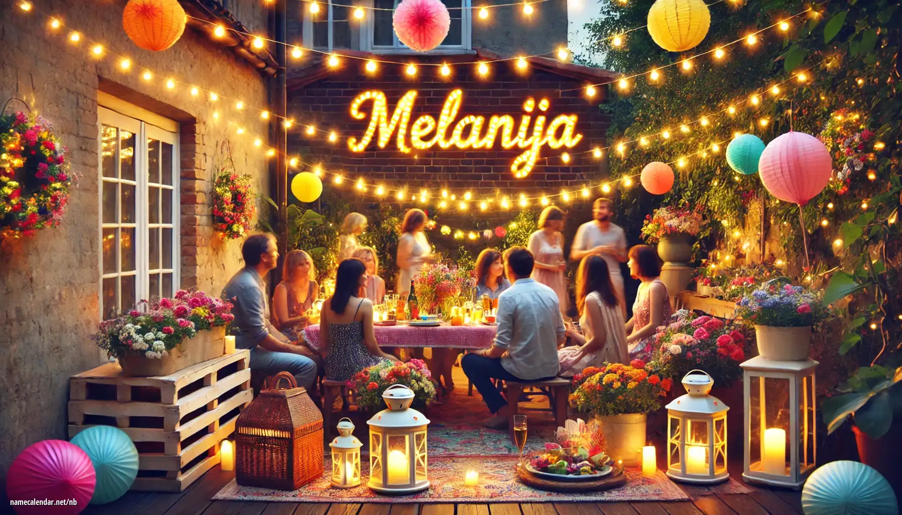 Feiring av navnedag og navn - Melanija