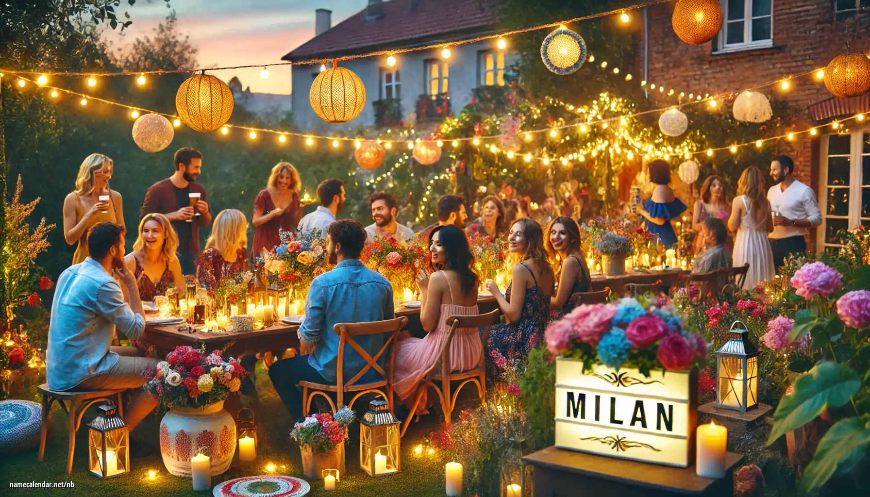 Feiring av navnedag og navn - Milan