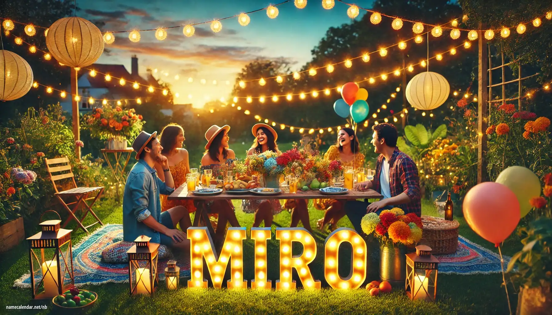 Feiring av navnedag og navn - Miro