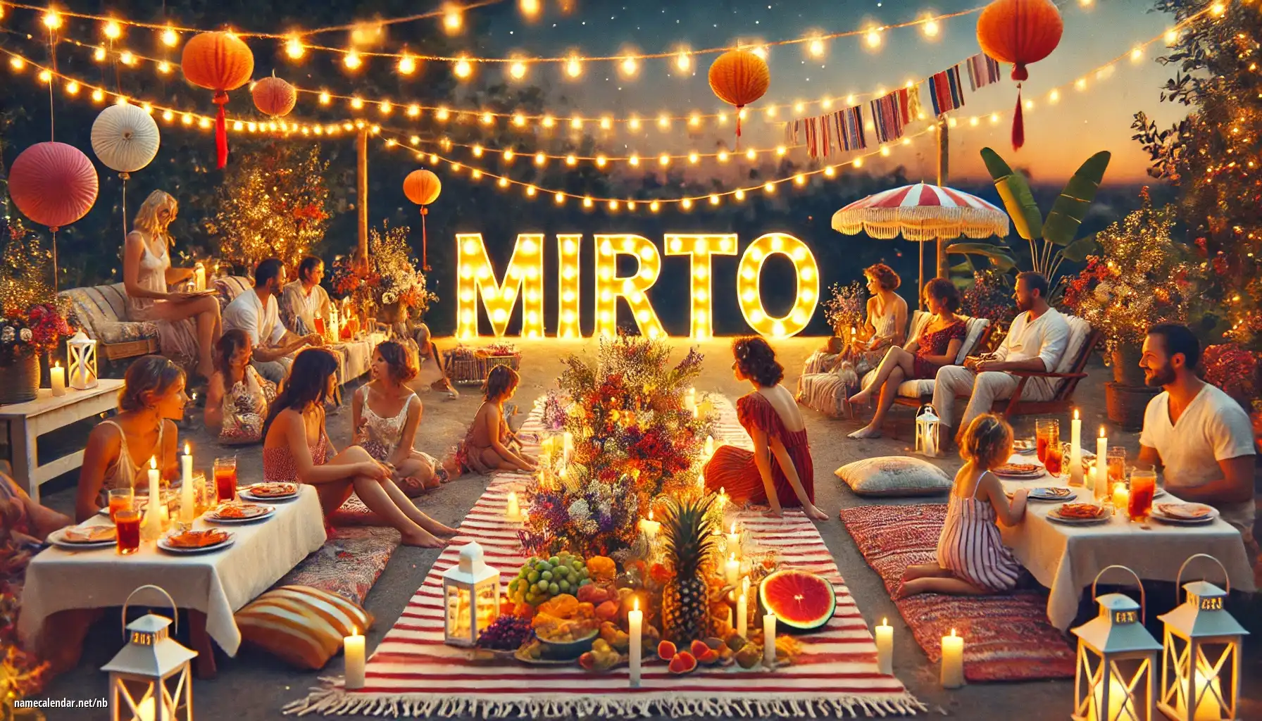 Feiring av navnedag og navn - Mirto