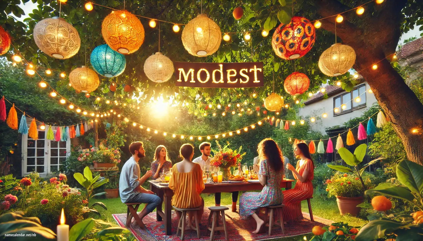 Feiring av navnedag og navn - Modest