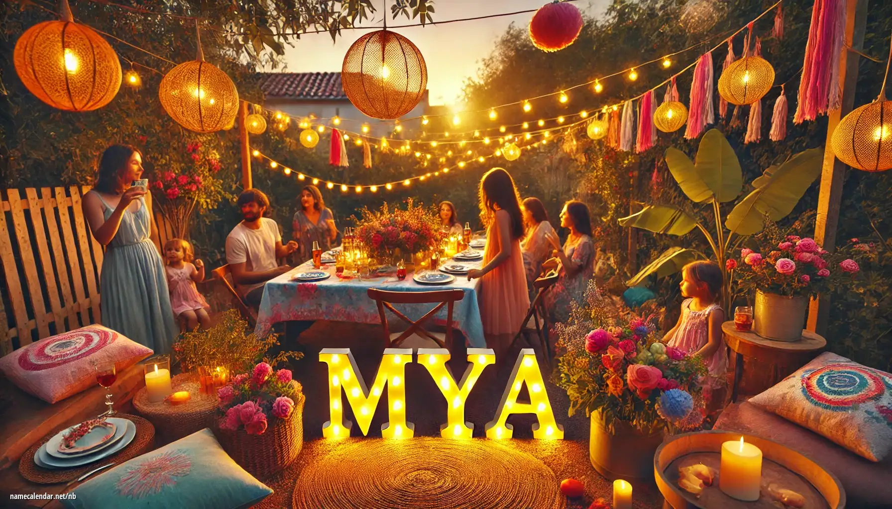 Feiring av navnedag og navn - Mya