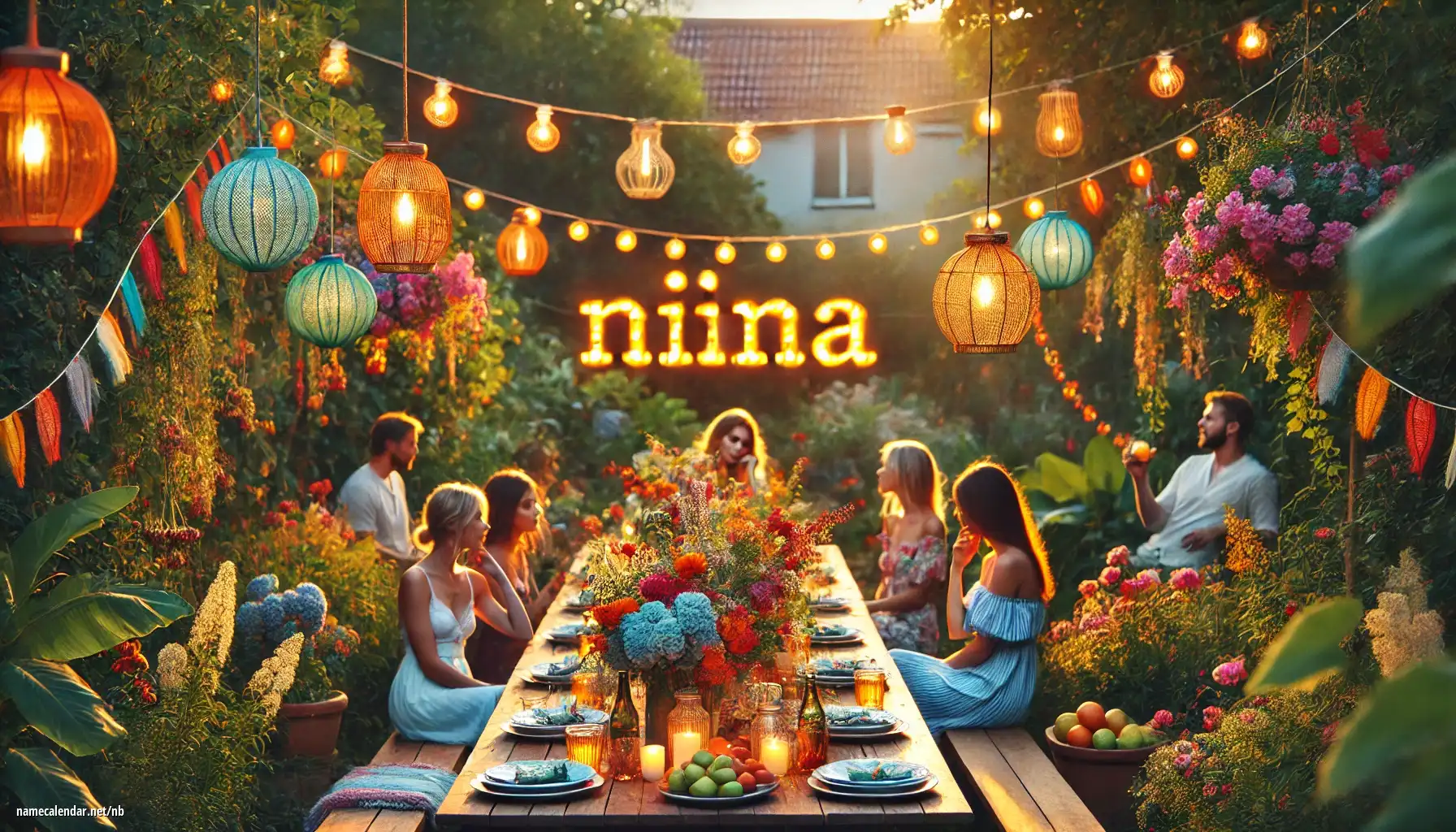 Feiring av navnedag og navn - Niina