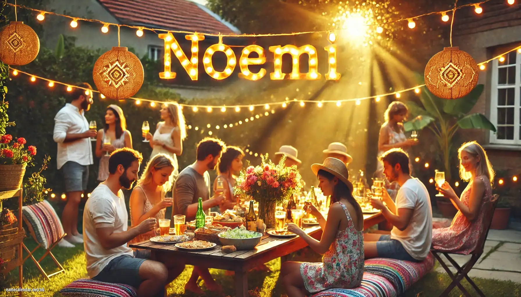 Feiring av navnedag og navn - Noemí