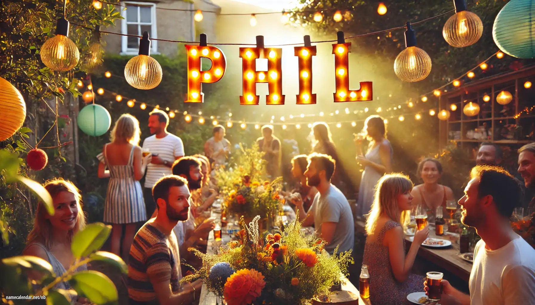 Feiring av navnedag og navn - Phil