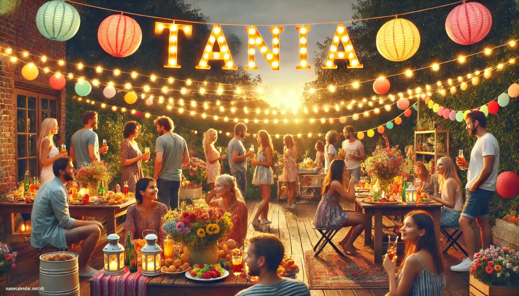 Feiring av navnedag og navn - Tania