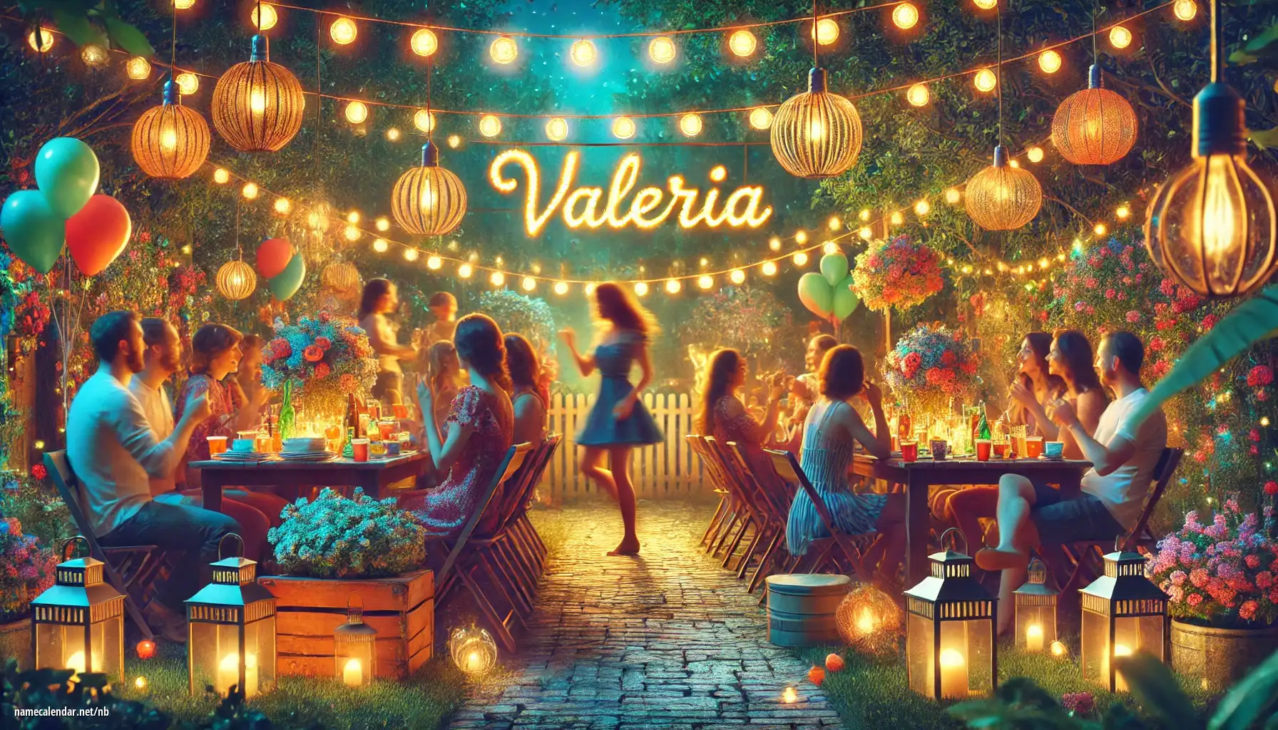 Feiring av navnedag og navn - Valéria