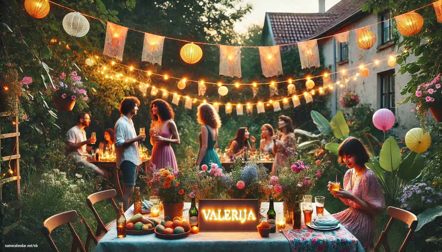 Feiring av navnedag og navn - Valerija