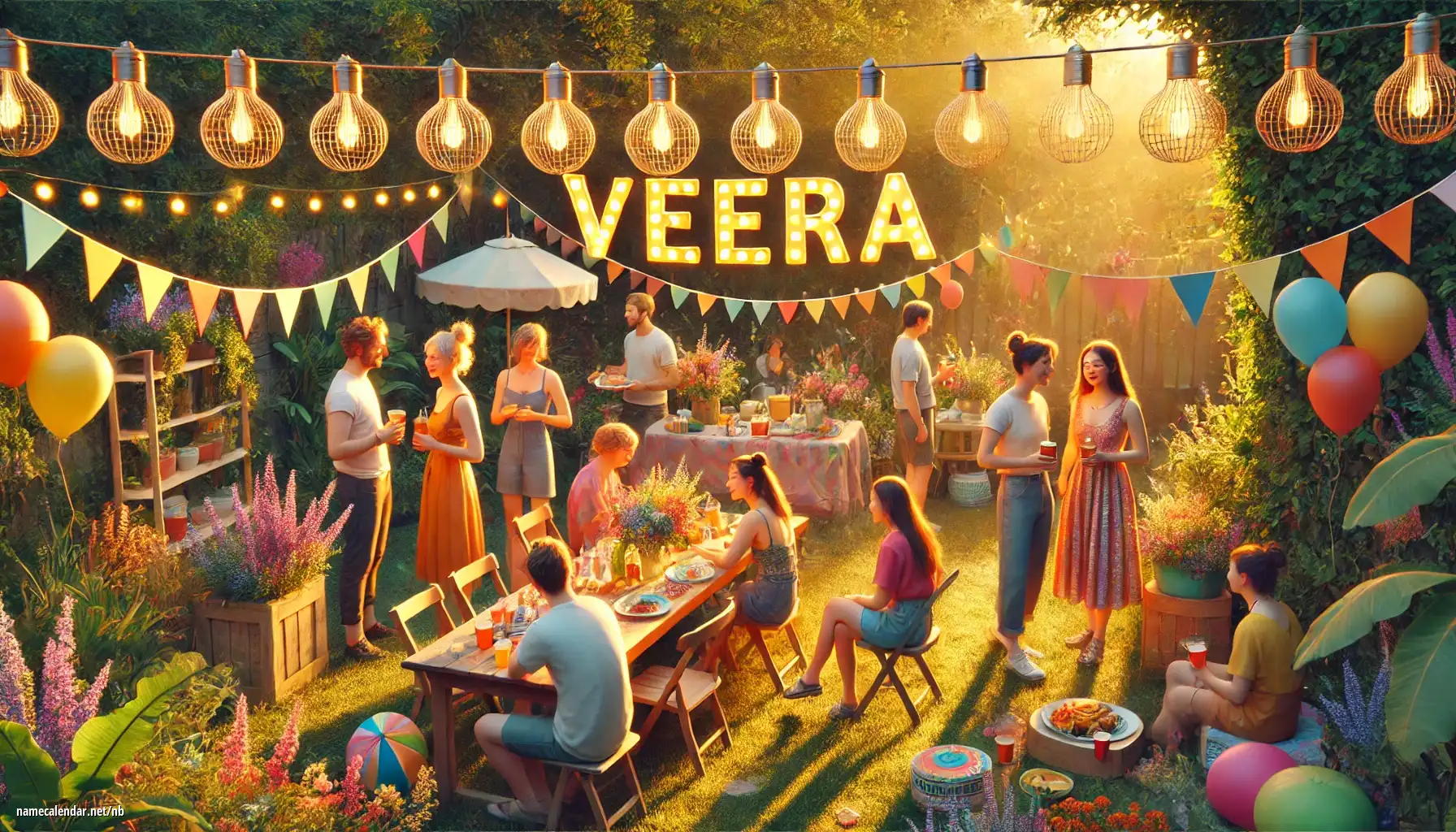 Feiring av navnedag og navn - Veera