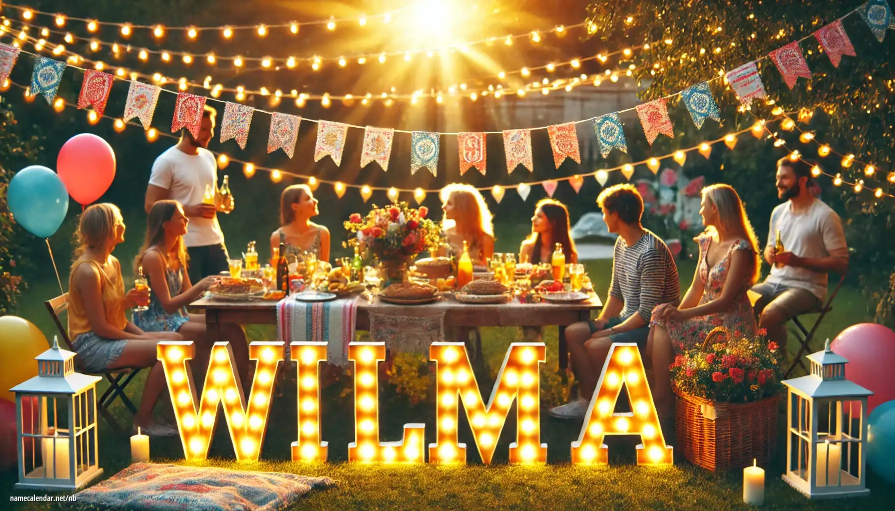 Feiring av navnedag og navn - Wilma