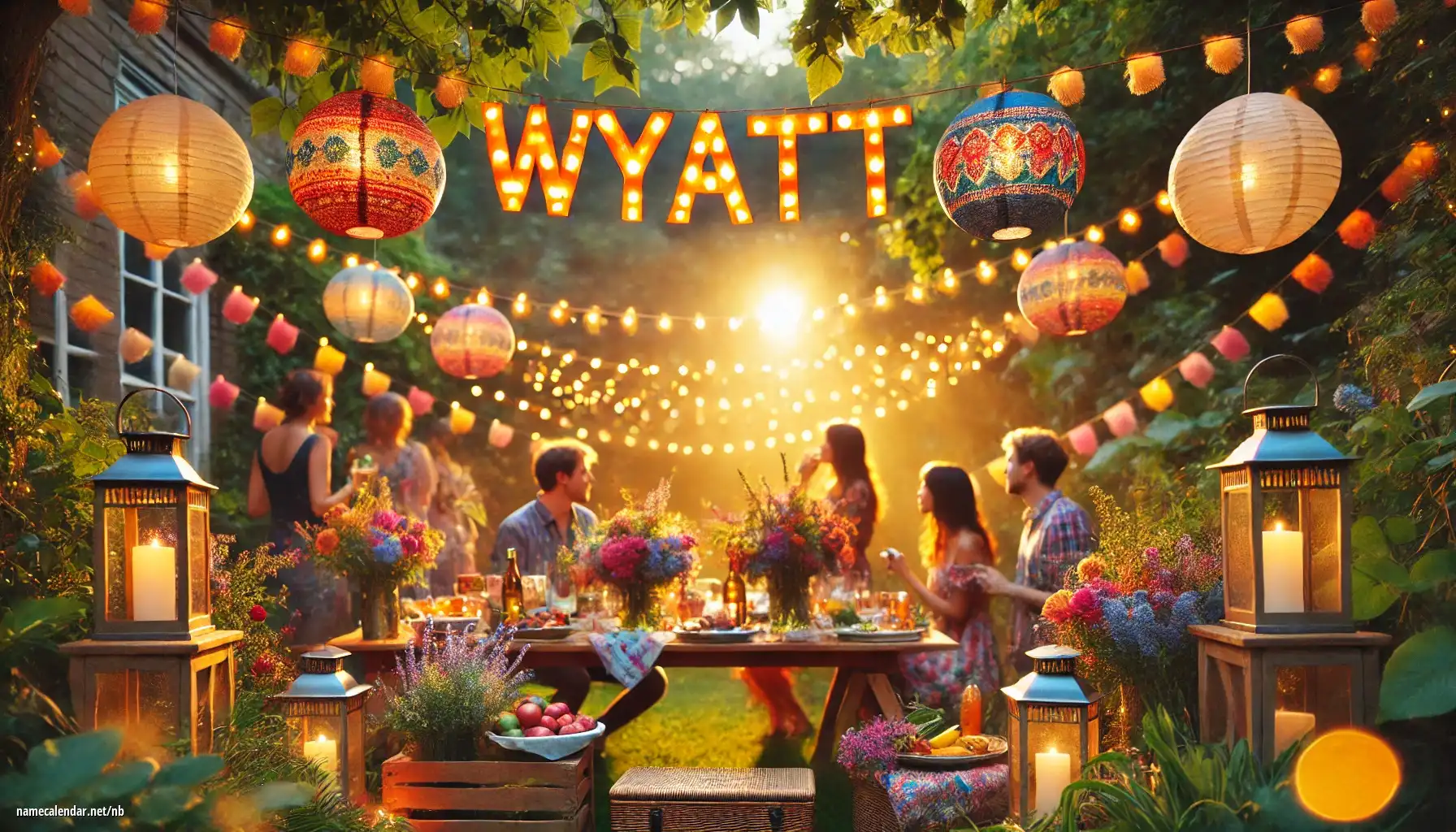 Feiring av navnedag og navn - Wyatt