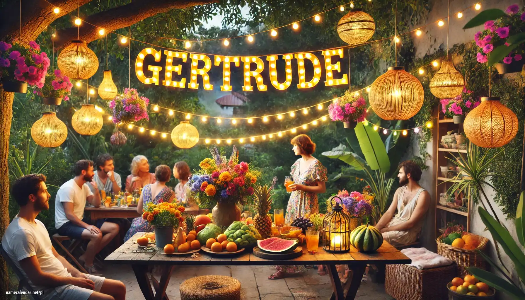 Uroczystość imieninowa i imieninowa - Gertrude