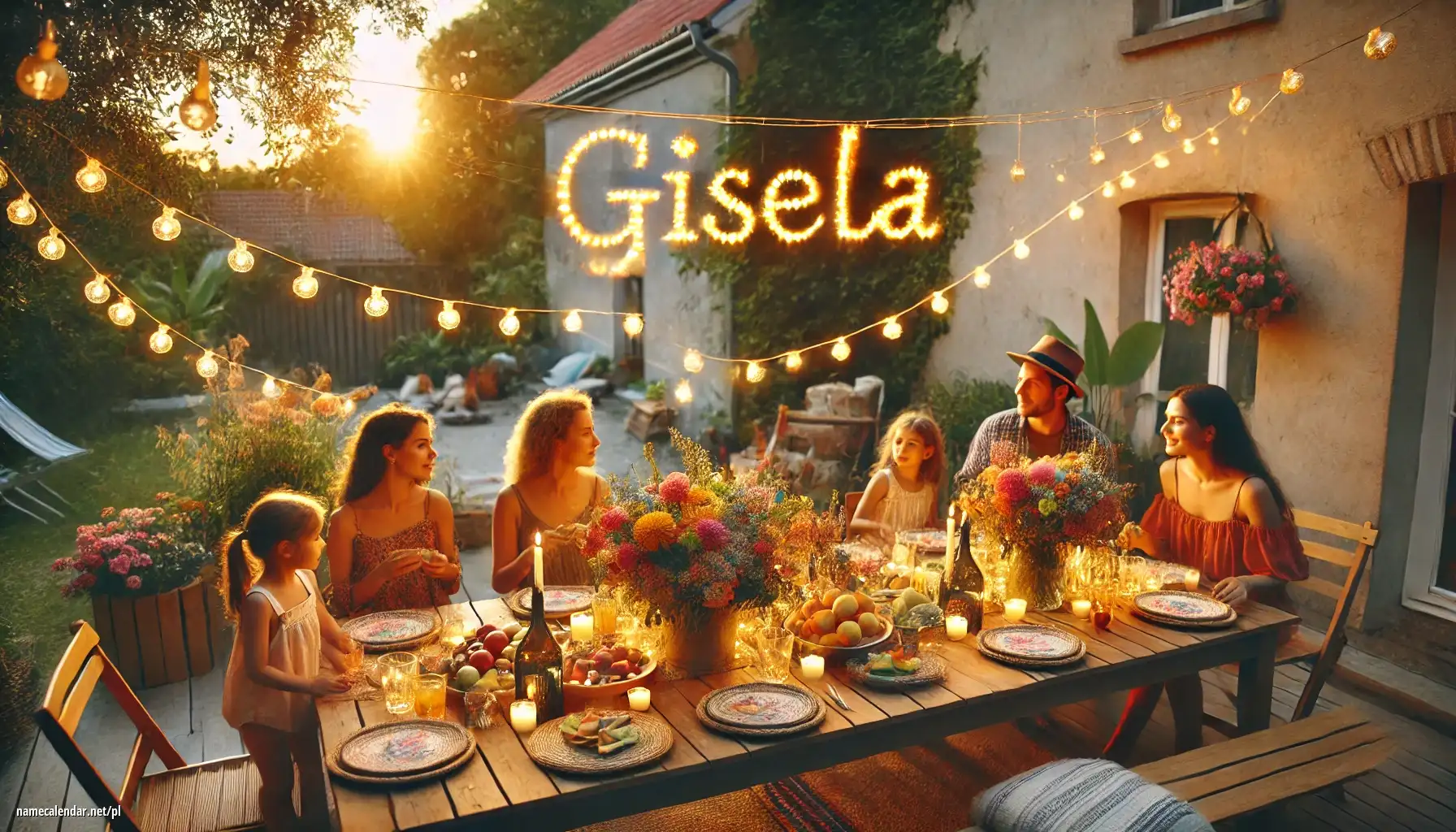 Uroczystość imieninowa i imieninowa - Gisela