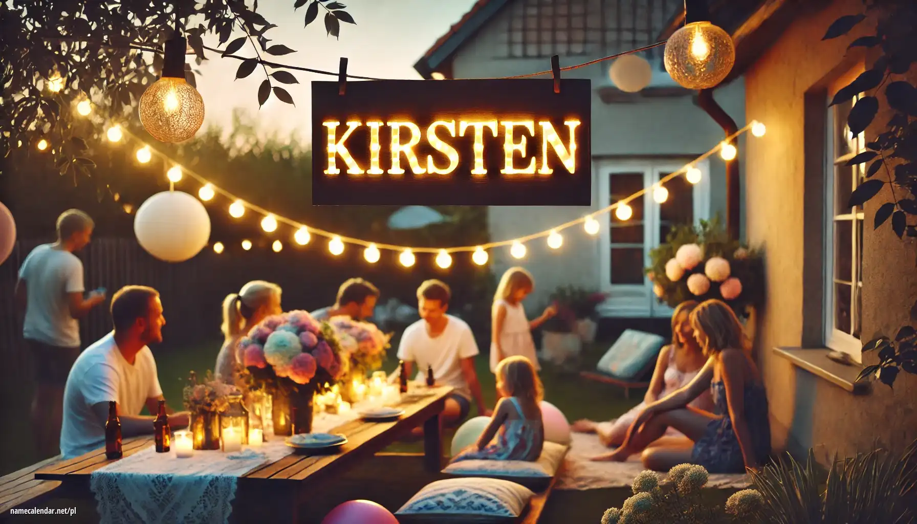 Uroczystość imieninowa i imieninowa - Kirsten