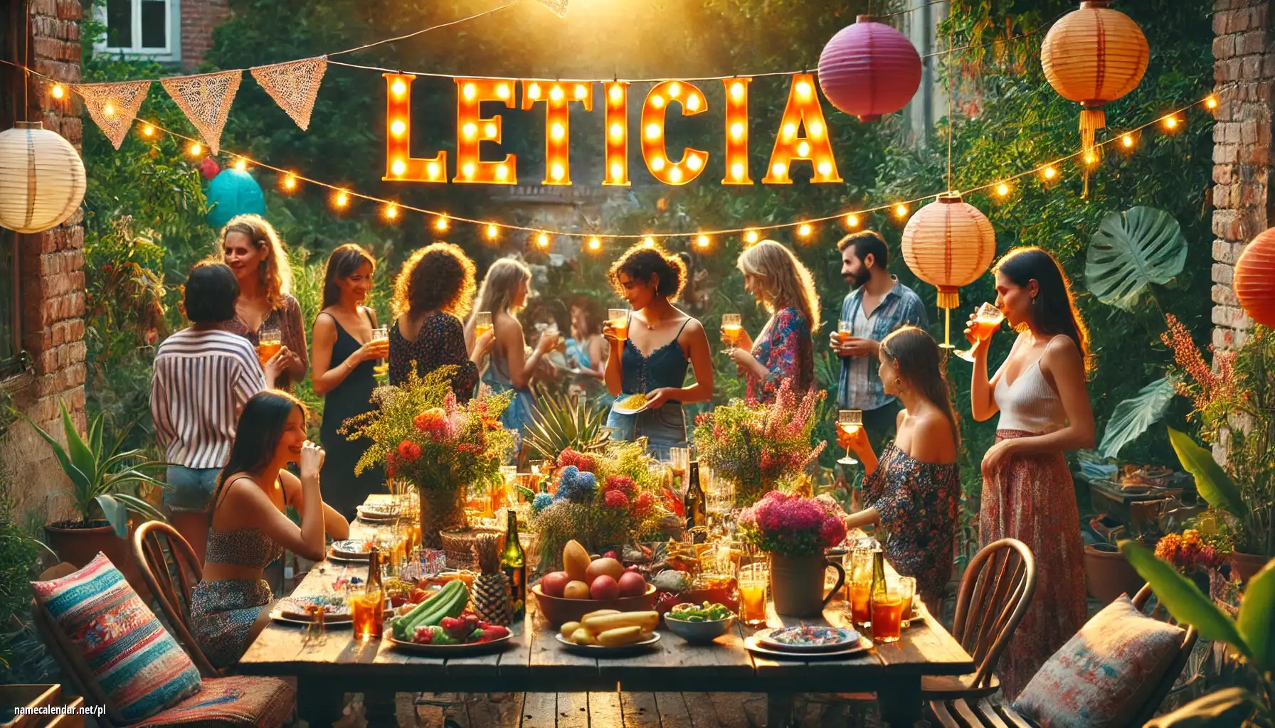 Uroczystość imieninowa i imieninowa - Letícia