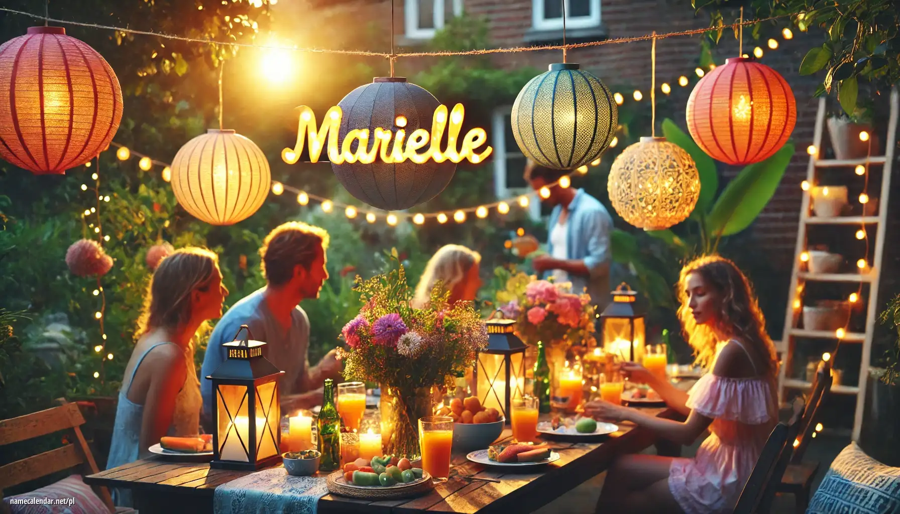 Uroczystość imieninowa i imieninowa - Marielle