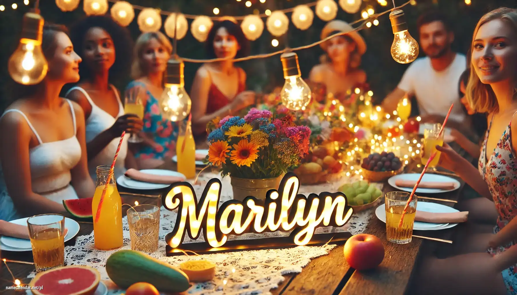 Uroczystość imieninowa i imieninowa - Marilyn