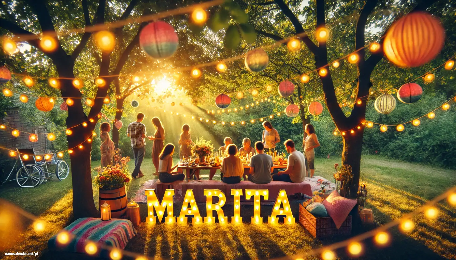 Uroczystość imieninowa i imieninowa - Marita
